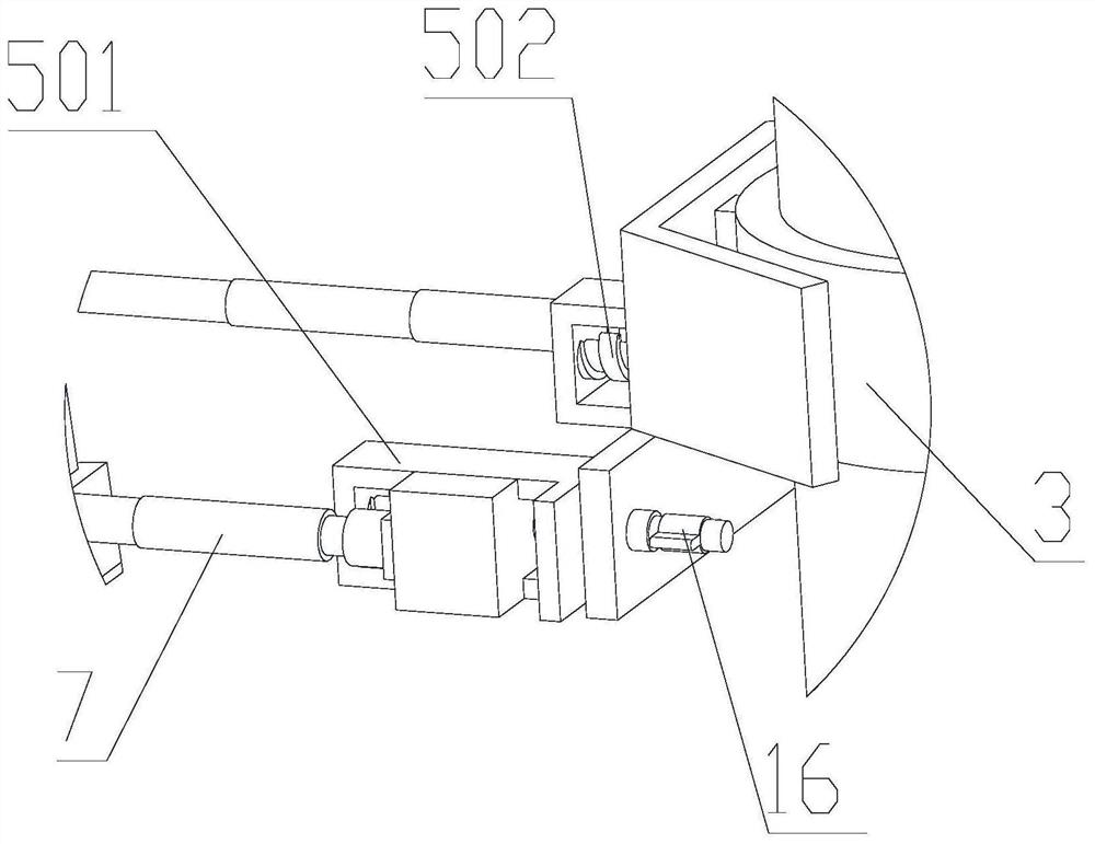 Small base station communication equipment antenna supporting and clamping device and method thereof