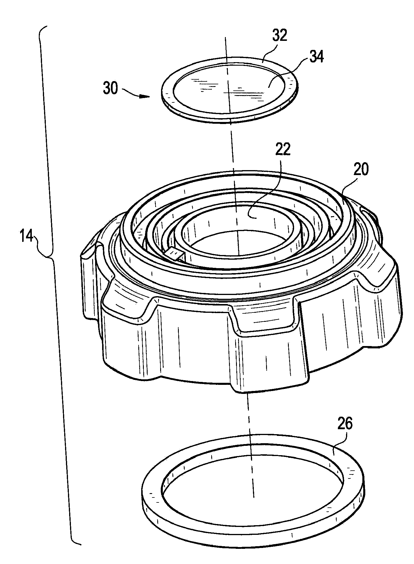 Fuel tank vent including a membrane separator