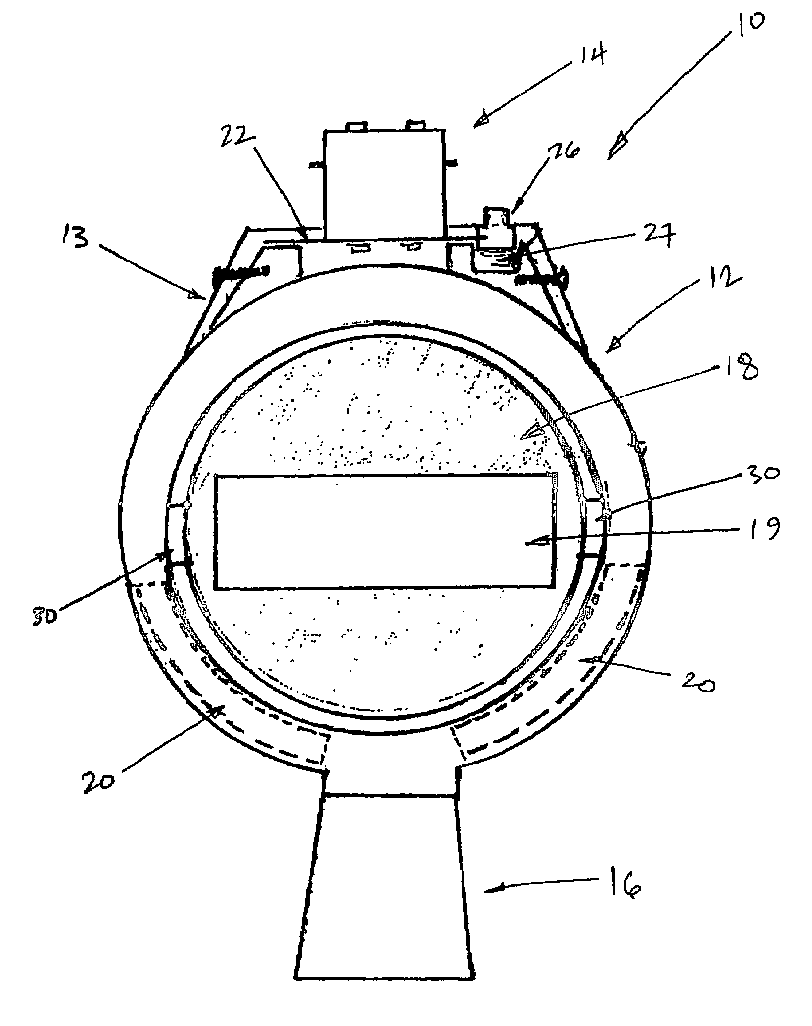 Adaptor with gimbal mounted sensor