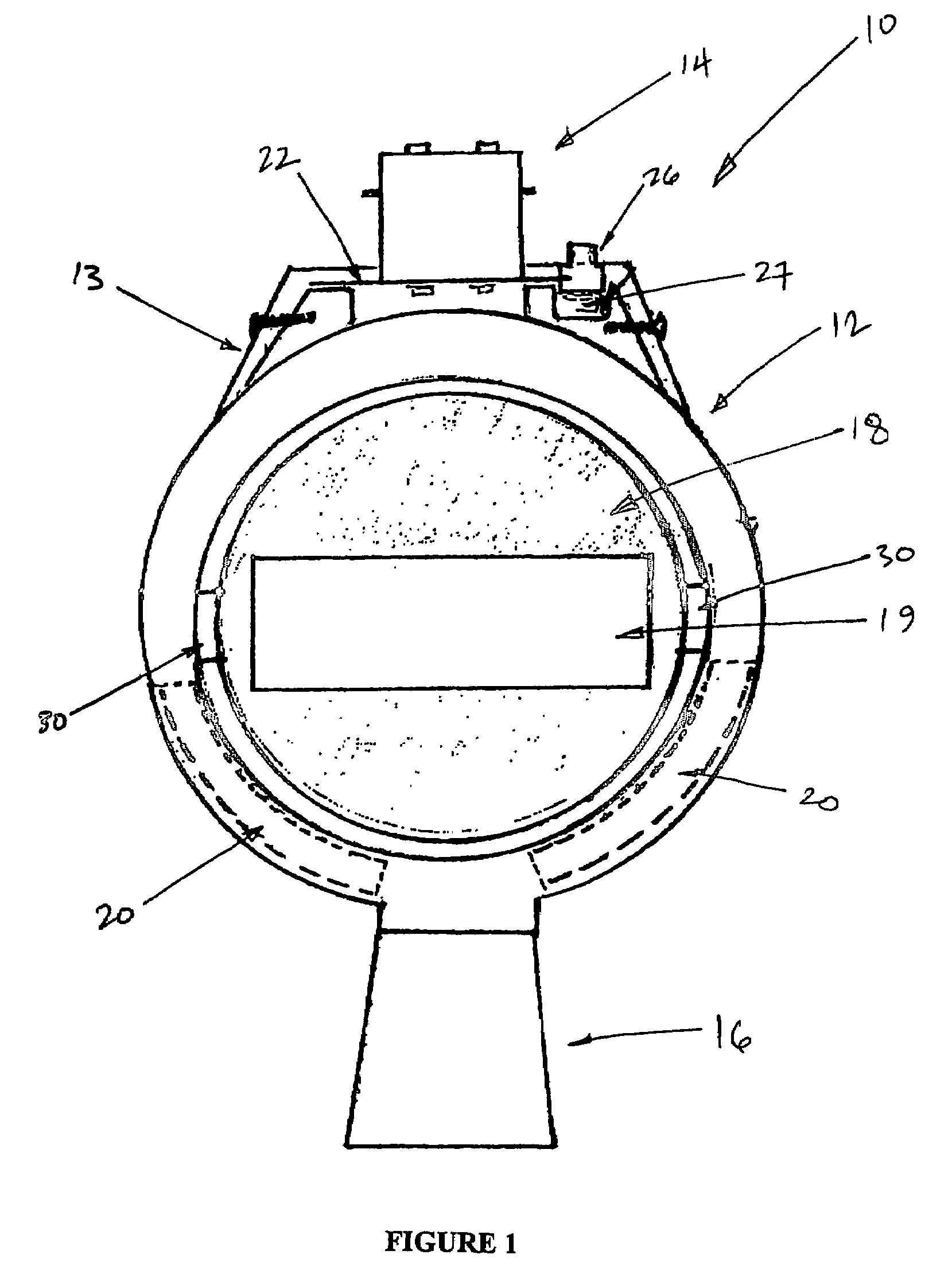 Adaptor with gimbal mounted sensor