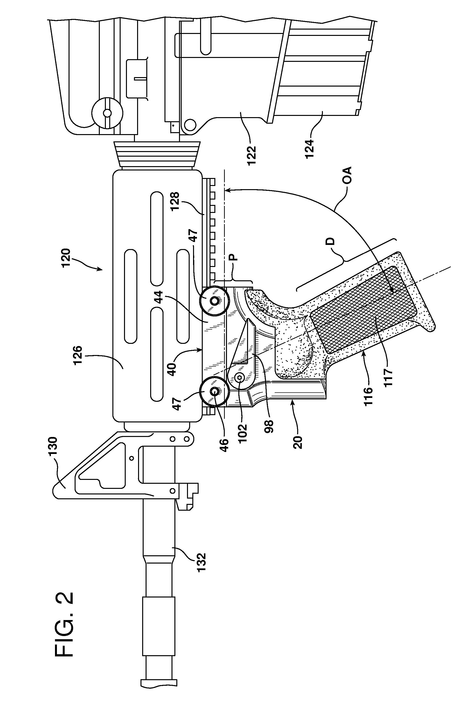 Firearm handgrip adapter