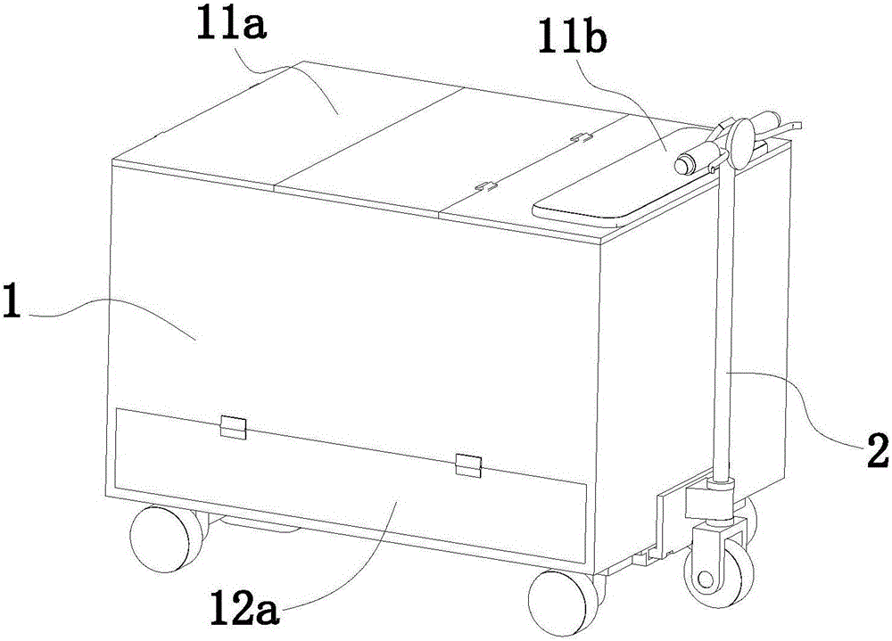 Drawing type electric outdoor exercise instrument case capable of being used instead of walking