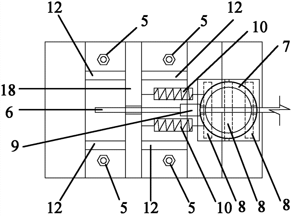 Spherical joint sliding support with effect of relieving internal force of guy cable