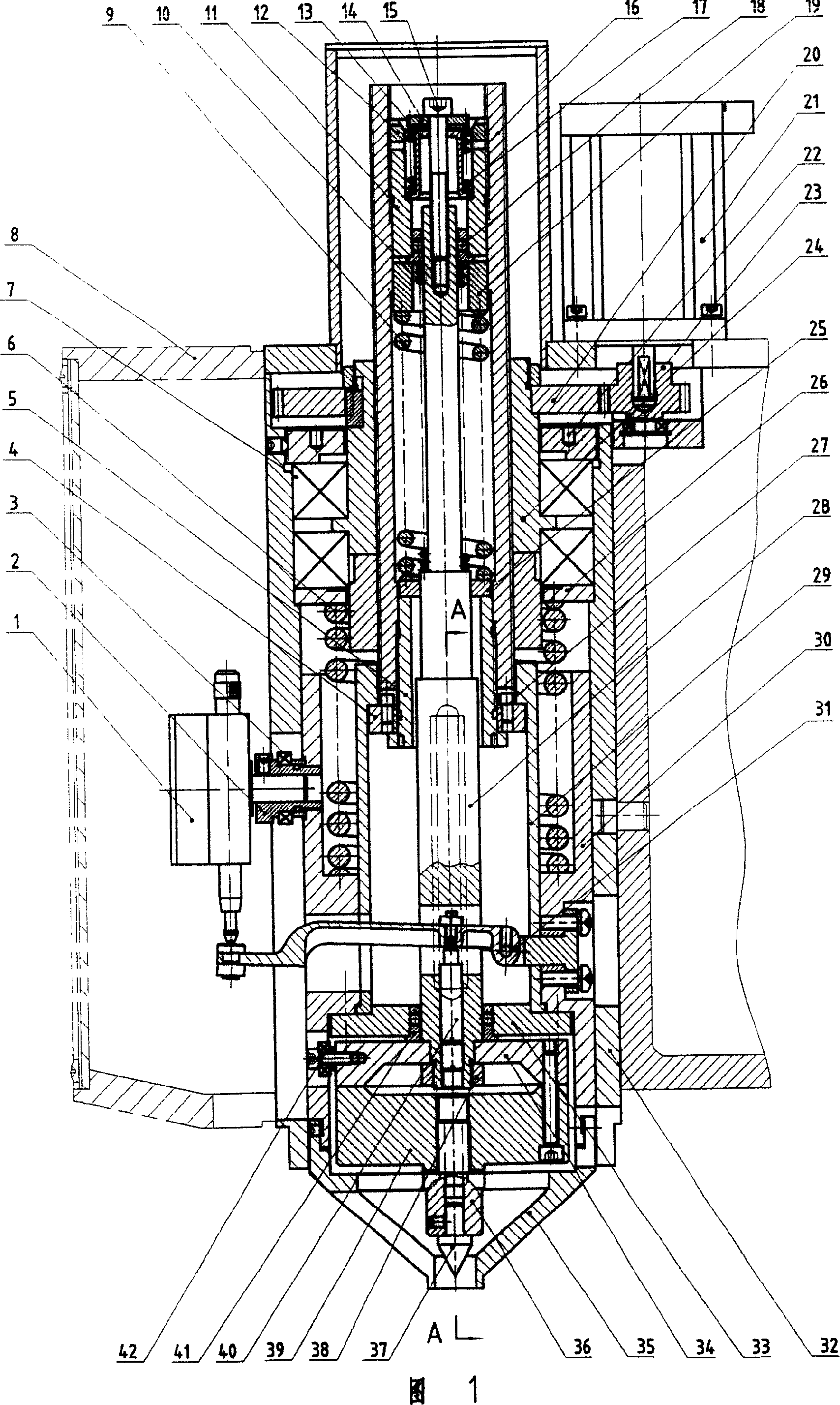 Automatic adding and discharging carrier of sclerometer and measuring cell