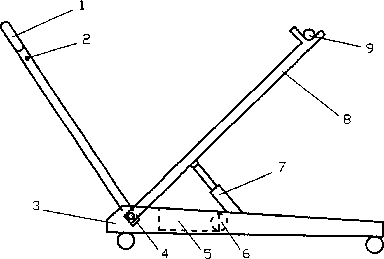 Carriage for conveying and loading packing materials