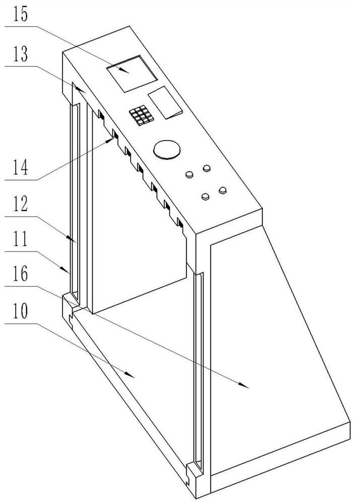 Bending test device and method applied to radio frequency coaxial cable assembly