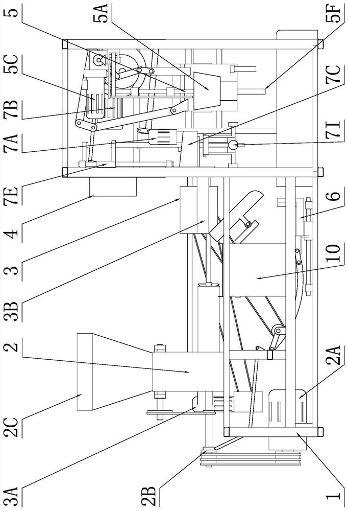 Method for producing oyster mushroom sticks by adopting granular strains and special equipment thereof