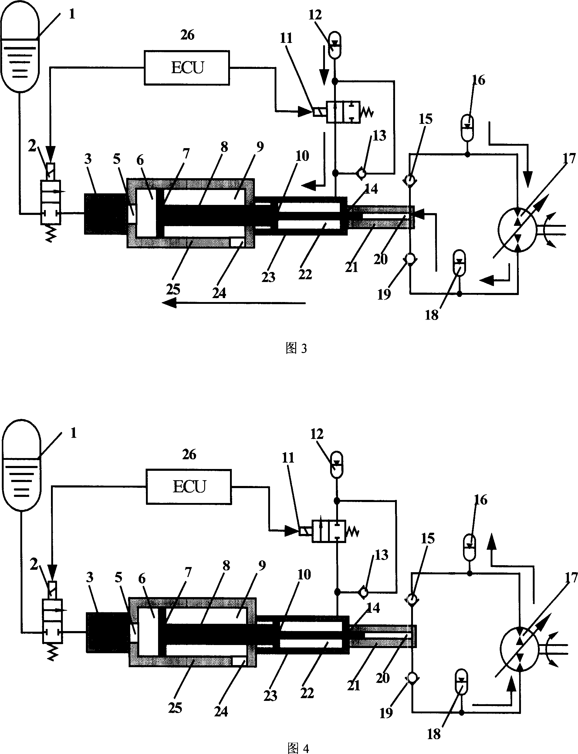 Single piston monopropellant hydraulic free piston engine