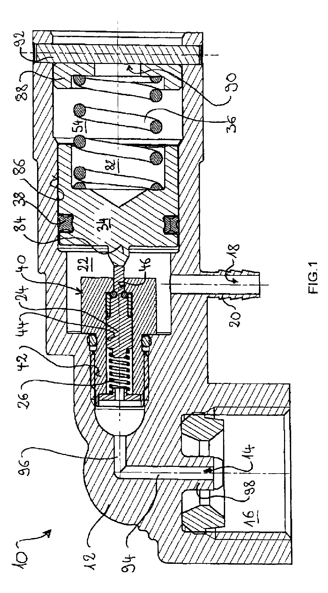 Pressure reducer for a device for enriching a liquid with carbon dioxide