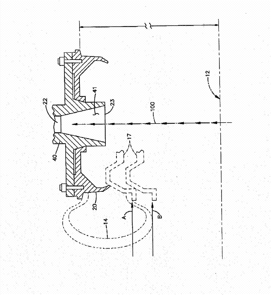 Tire testing apparatus having adjustable bead width