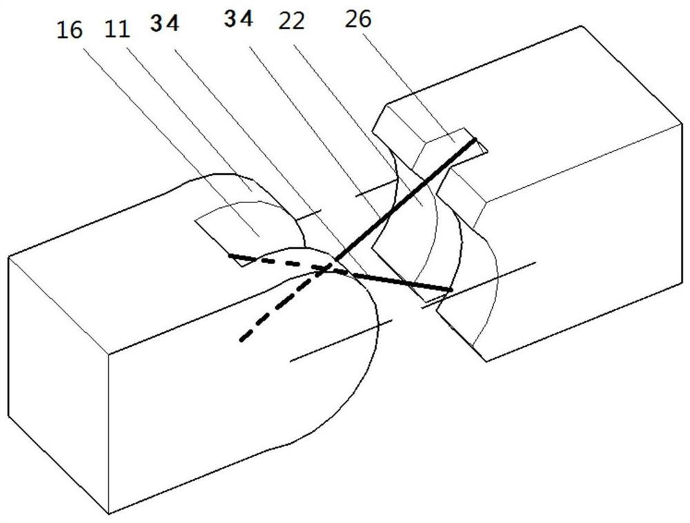 Compact and firm single-degree-of-freedom bionic joint and manufacturing method thereof