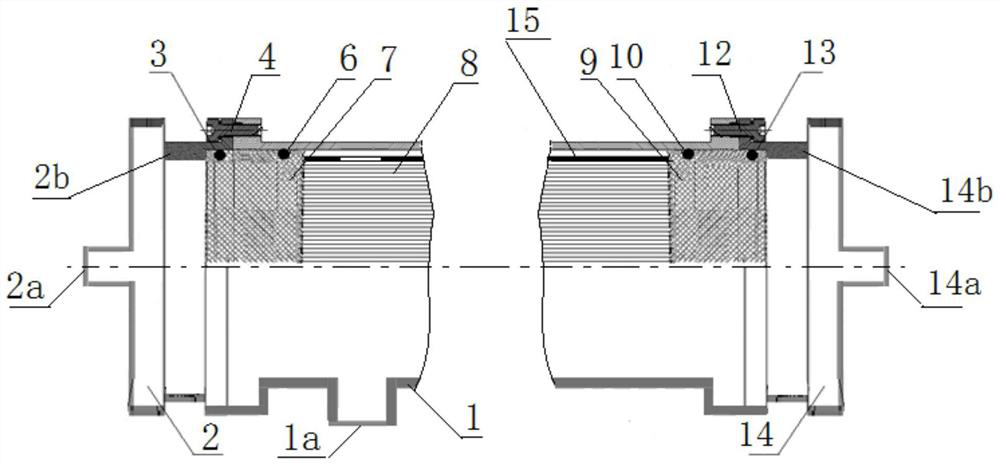 A membrane module structure of an air separator