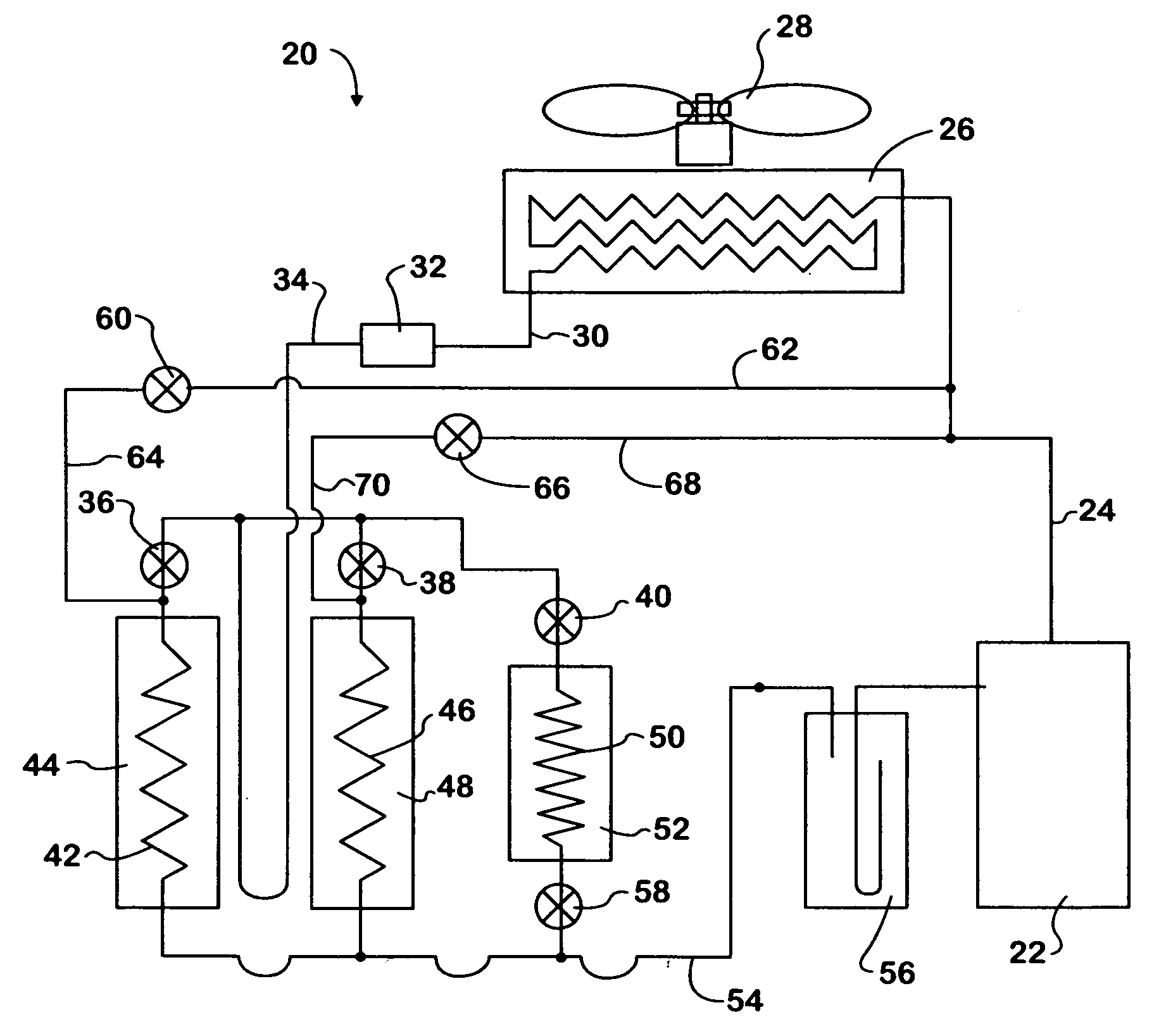 Variable capacity refrigeration system