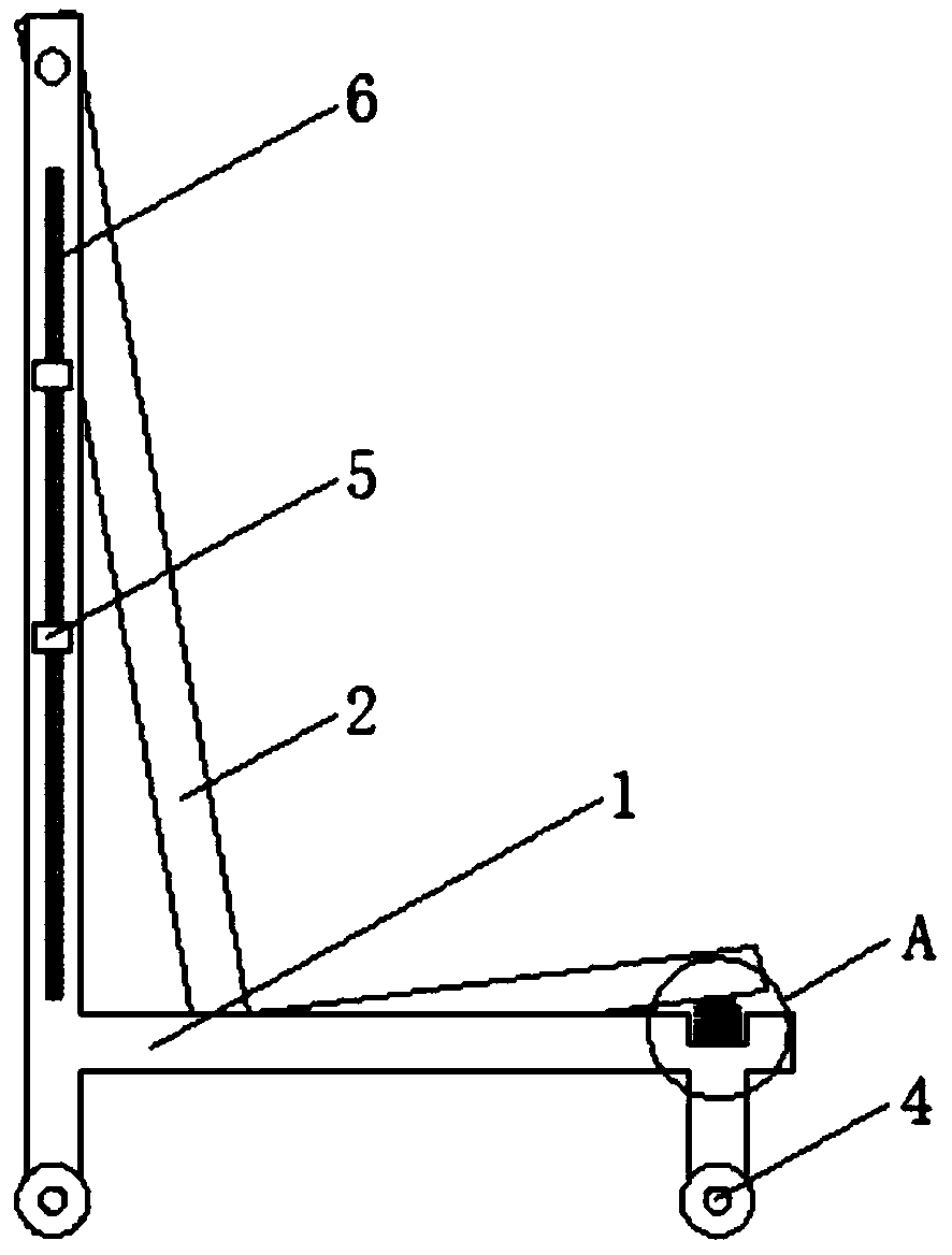 Limiting device for tempered glass transferring