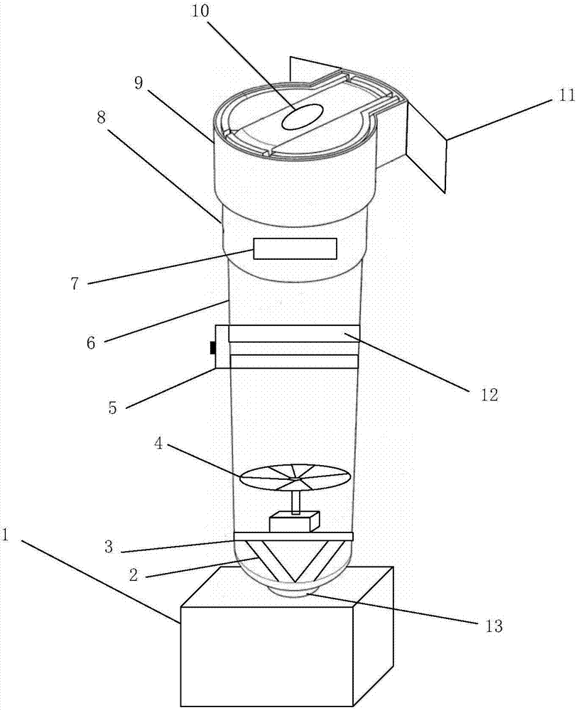 Efficient separation and purification device for biological pharmacy