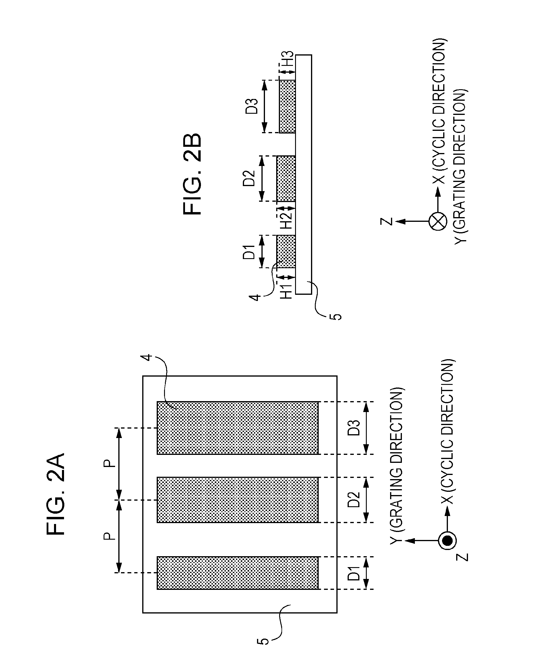 Displacement measurement device, exposure apparatus, and working device