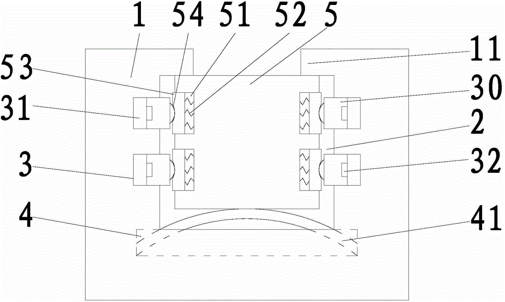 Replaceable guide rail device