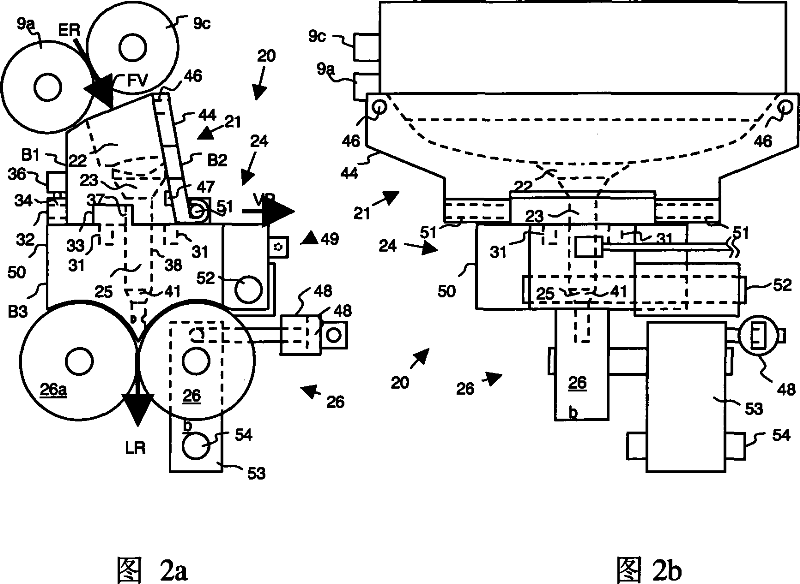 Non-woven guidance device and textile manufacturing machine