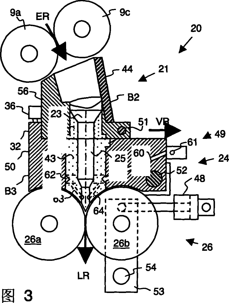 Non-woven guidance device and textile manufacturing machine