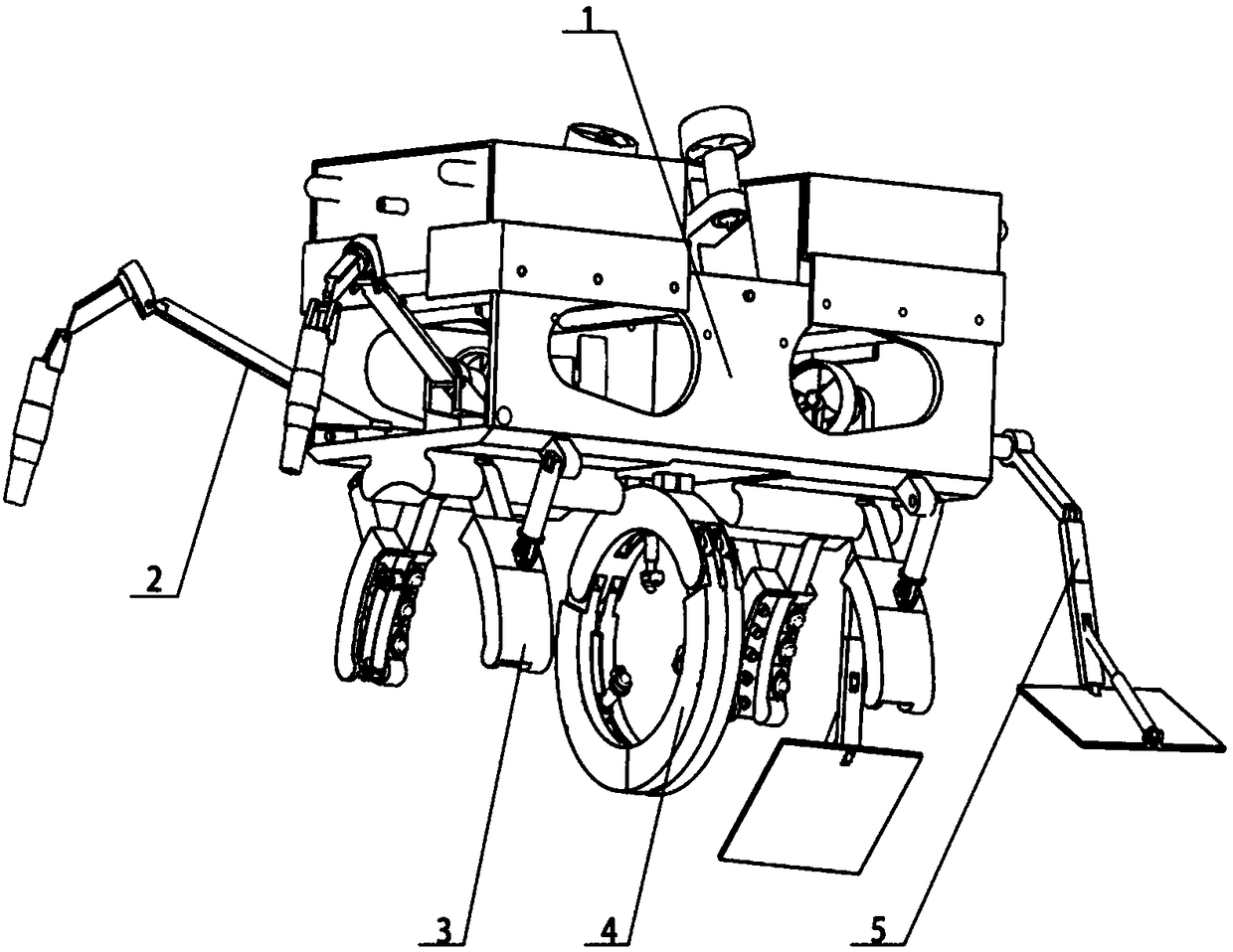 Underwater robot used for submarine pipeline magnetic memory detection