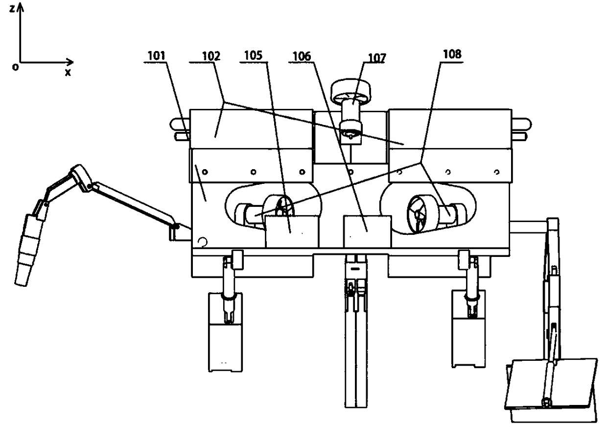 Underwater robot used for submarine pipeline magnetic memory detection