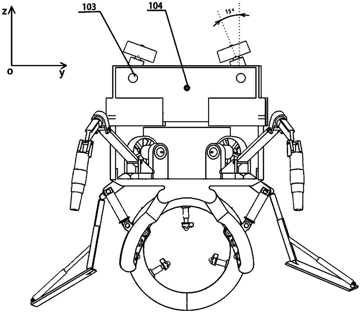 Underwater robot used for submarine pipeline magnetic memory detection