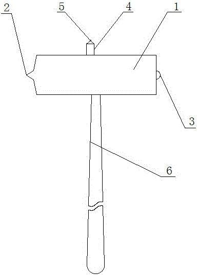 Fire hammer with glass cutter