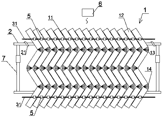 Compact shelf capable of adjusting length-width ratio so as to adapt to different fields, adjusting method and synchronizing method