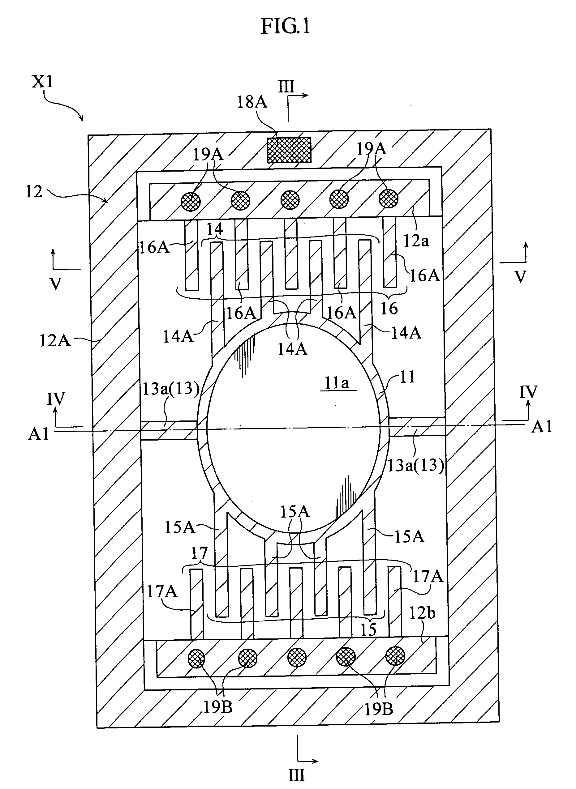 Micro-oscillating element and method of making the same