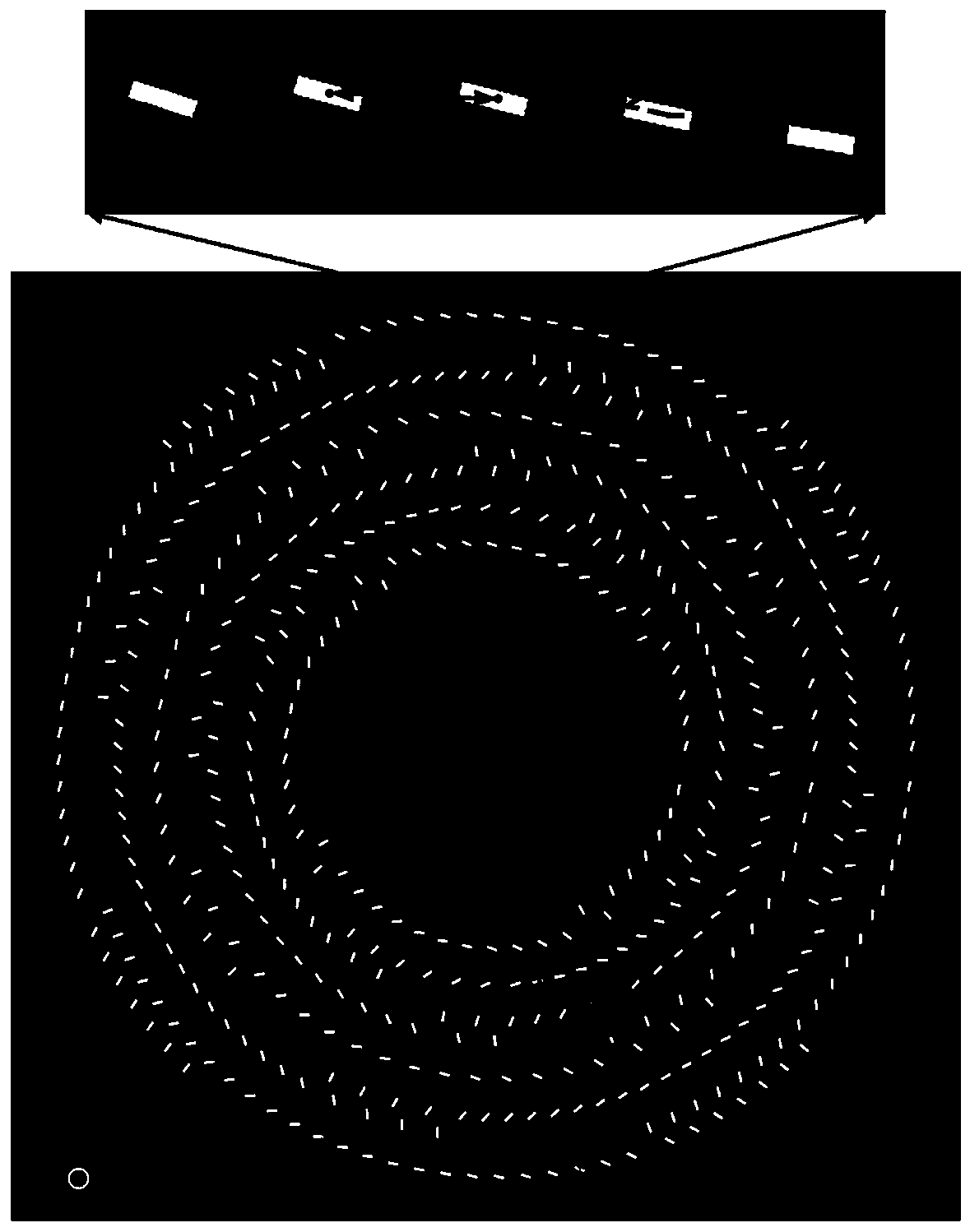 Planar optical device capable of generating vertex light fields in double channels of near field and far field simultaneously and design and preparation of planar optical device