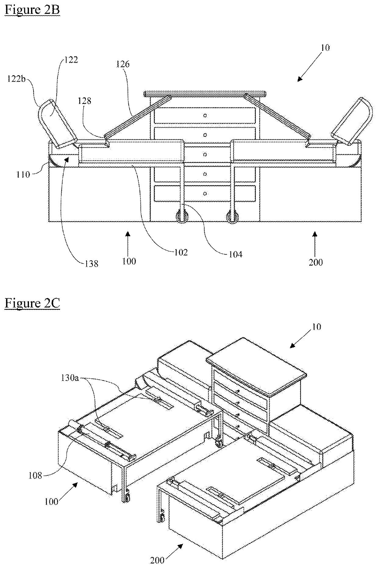 A seat moveable between a seat configuration and a bed configuration