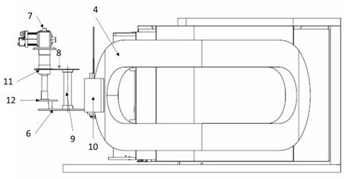 Magnetic control pulling single-crystal superconducting magnet for conduction cooling and cooling method thereof