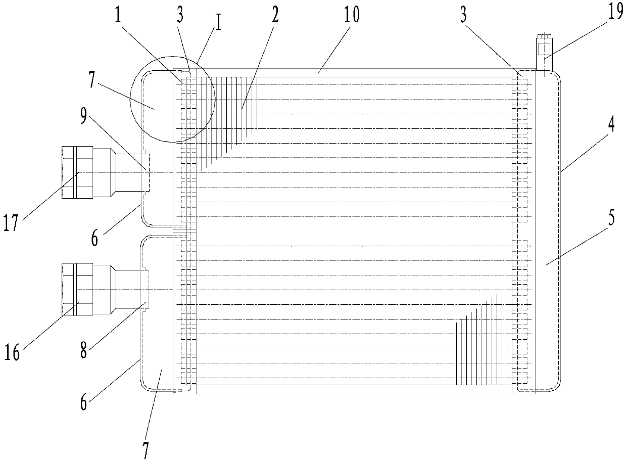 Fin tube type heat exchanger