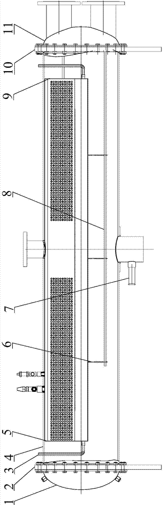 Oil return type condenser and air conditioning system