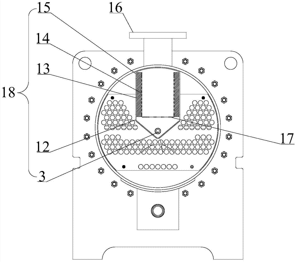 Oil return type condenser and air conditioning system