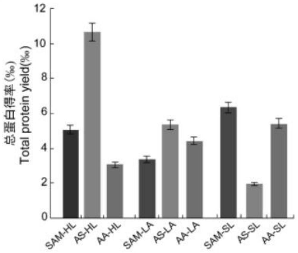 Method for extracting proteins from rubber trees and sesuvium portulacastrum plants by phenol extraction method