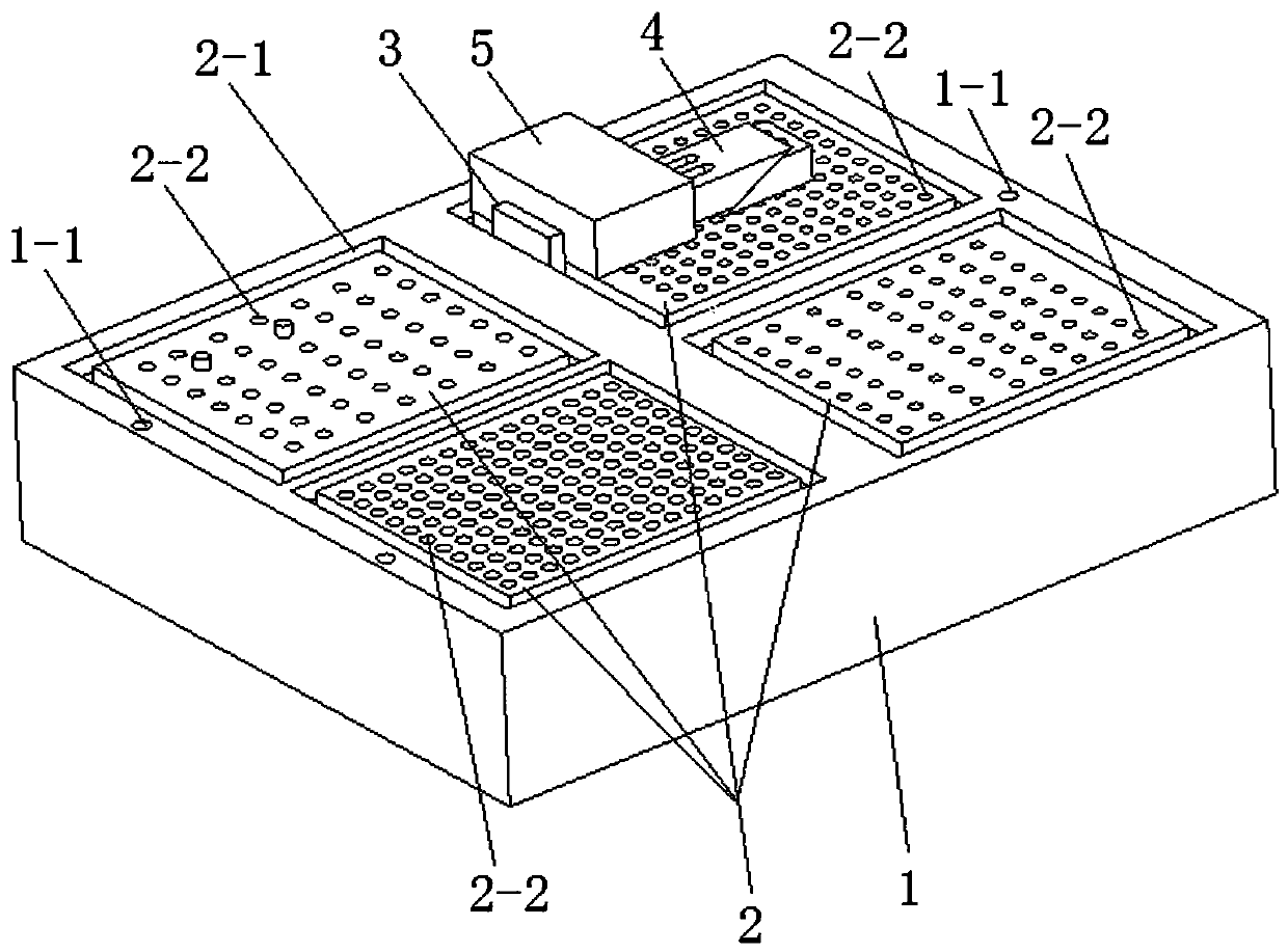 Intensive automobile coverage part die machining workbench