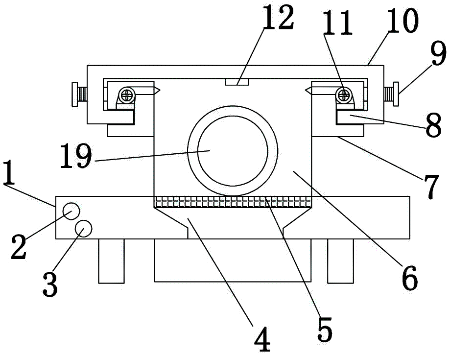 Positioning device for globar machining