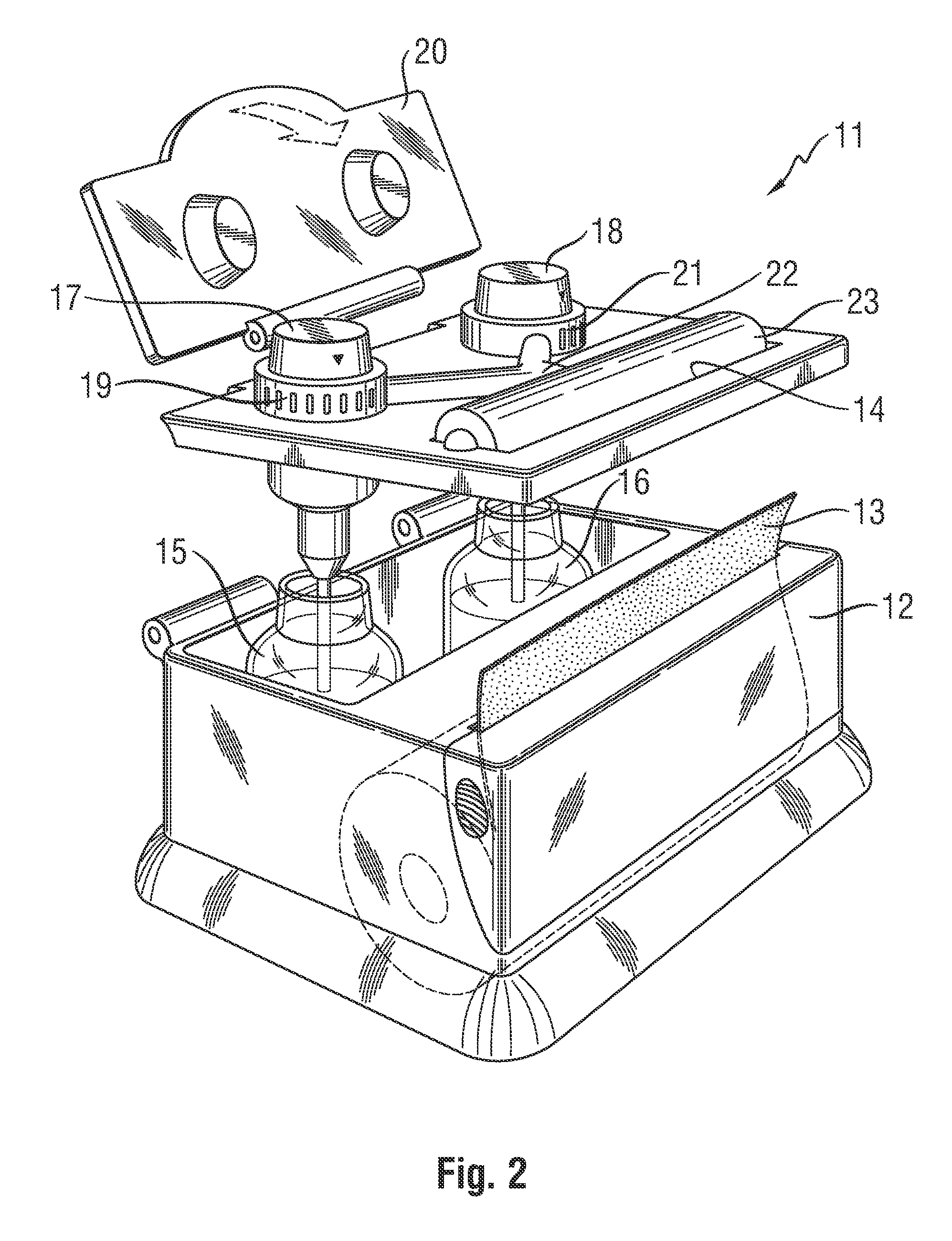 Dispenser for providing warm wipes