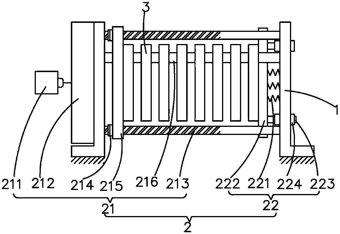 Lithium ion battery hot-press formation clamp