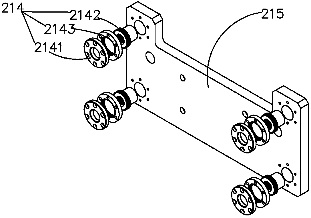 Lithium ion battery hot-press formation clamp