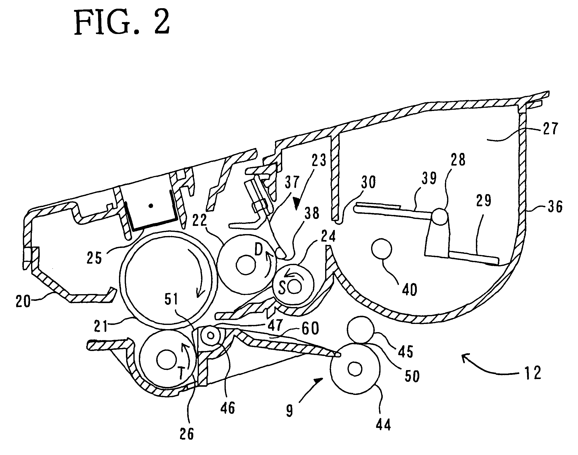 Recording medium feed path for an image forming apparatus