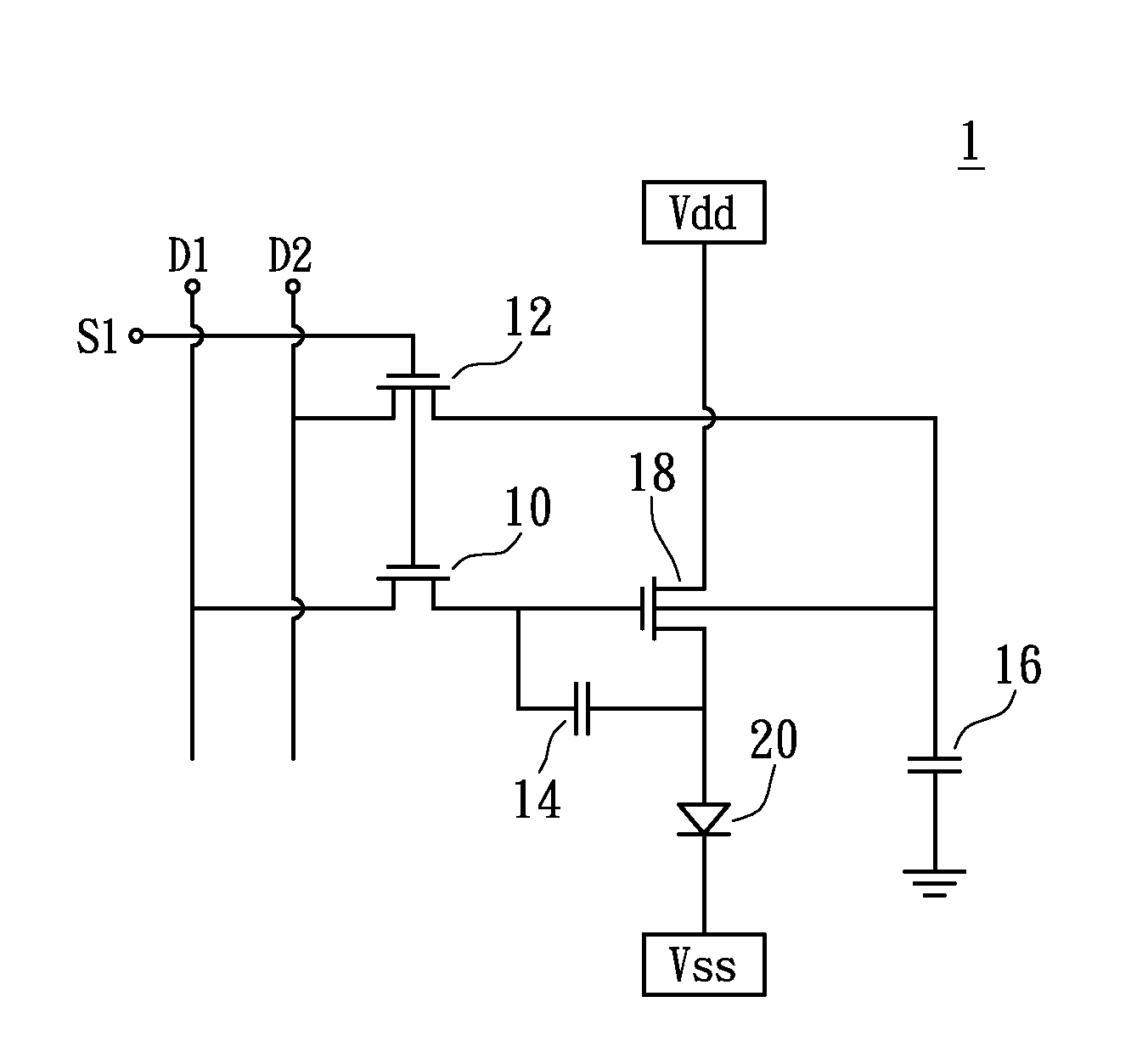 Display device and light adjusting method thereof