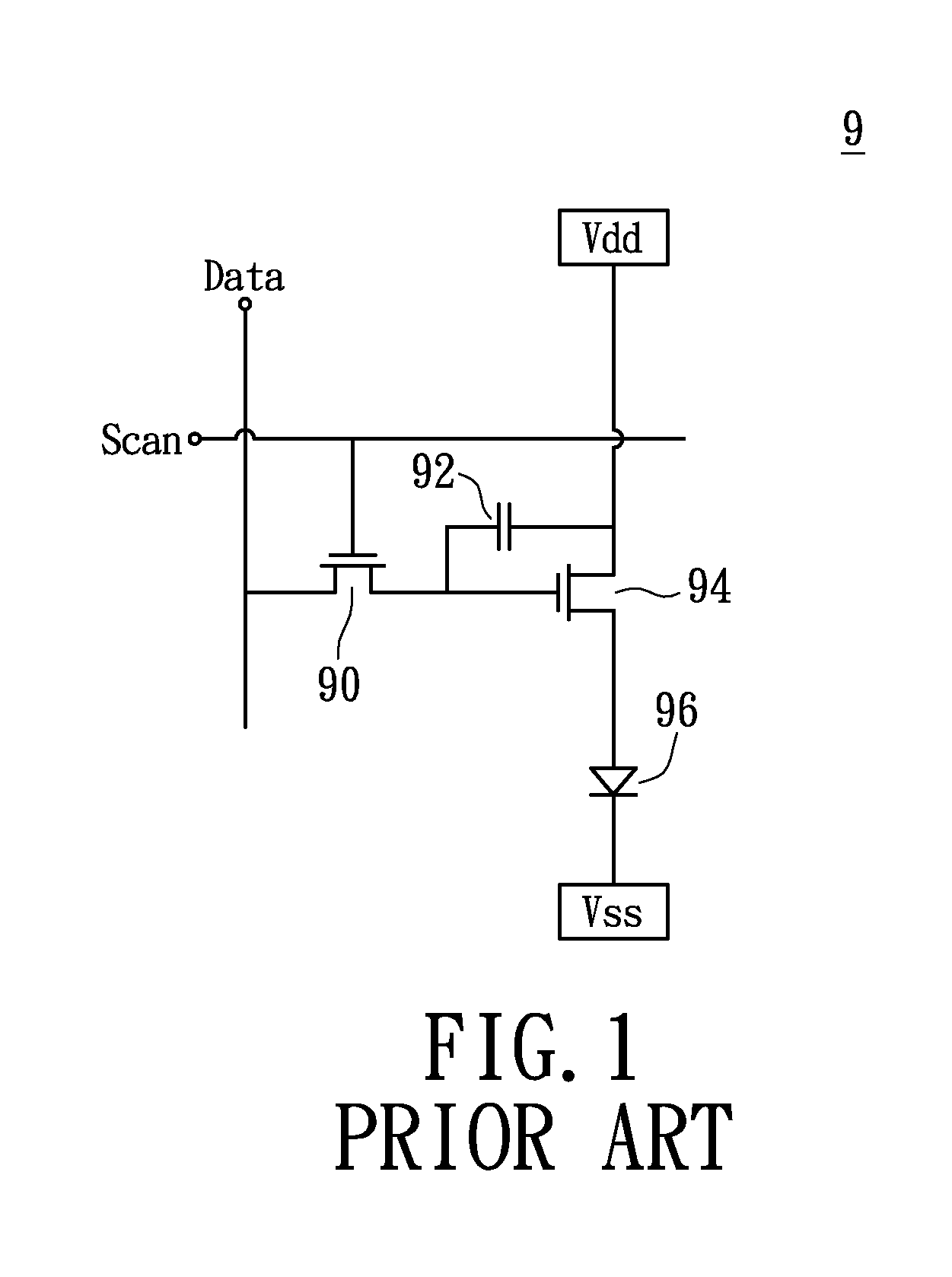 Display device and light adjusting method thereof