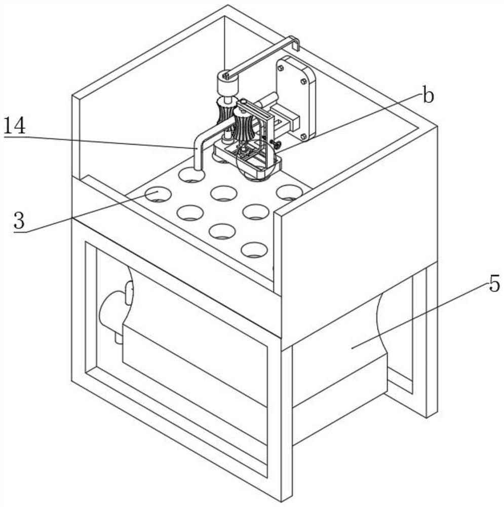 Surface treatment device based on motor tricycle starting lever