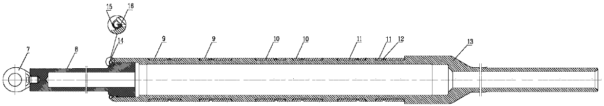 Long-life high-temperature-resistant magnetic force improving type reactor control rod drive device