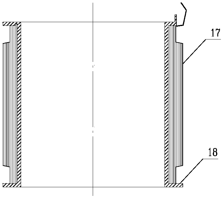 Long-life high-temperature-resistant magnetic force improving type reactor control rod drive device