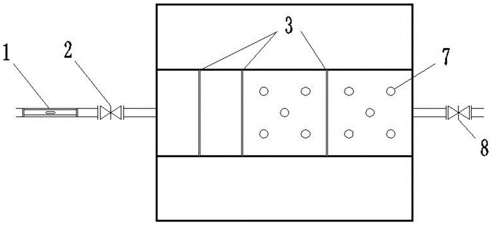 Baffled regulable ultrasonic/ultraviolet combined disinfection reactor