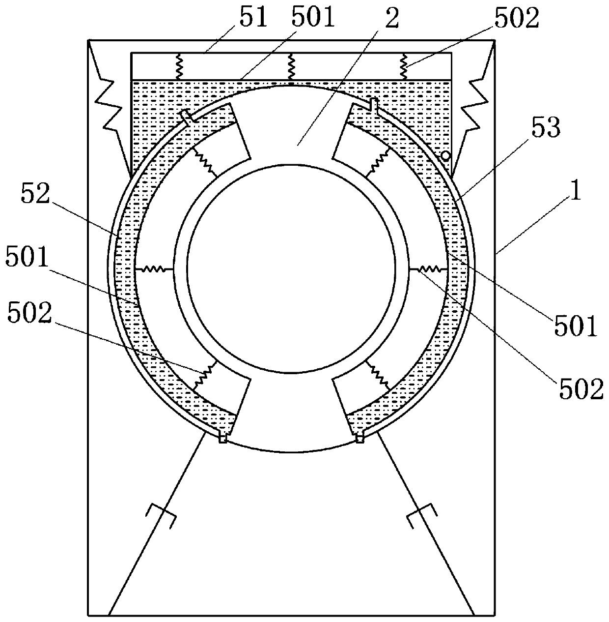 Washing machine counterweight, washing machine and washing machine counterweight method