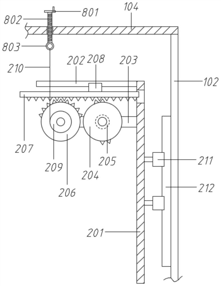 An automatic derusting and cleaning equipment for the outer wall of a cylinder